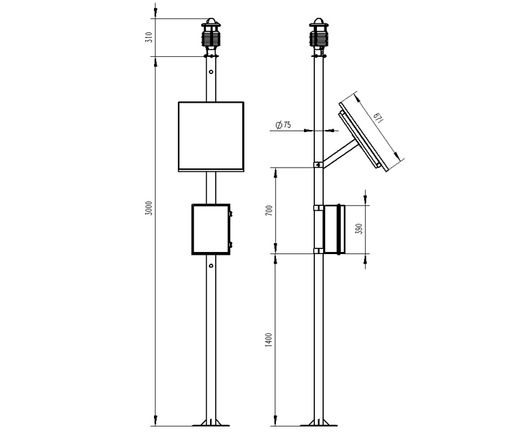 七要素一體式氣象站 七要素一體式氣象站