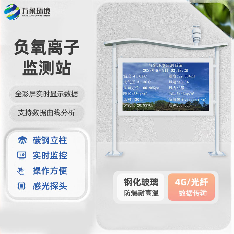 高智能一體化負氧離子監(jiān)測站對于公園景區(qū)有什么作用？